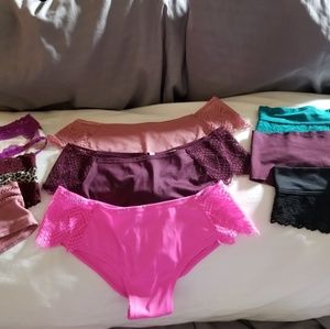 womans panties 9 pair lot